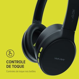 Fone de Ouvido Waaw by Alok Sense 200hb Via Bluetooth, com Microfone e Toque Inteligente - 6