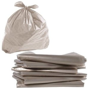 Saco de Lixo 400 Litros Transparente Resistente 15 Unidades