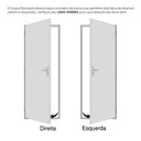 Ver imagem 5 de Porta de Aço Lambri 215x100cm com Friso e Puxador Inox Batente 12cm Qualitysol Ramassol