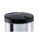 Ver imagem 2 de Lixeira Press Inox com Tampa - Linha Pia Ø 17 X 25 Cm Preto Brinox