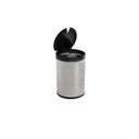 Ver imagem 5 de Lixeira Press Inox com Tampa - Linha Pia Ø 17 X 25 Cm Preto Brinox