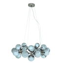 Ver imagem 1 de Pendente Halo Niquelado e Cromado (d)69.5cm (a)24cm 25xg9 125w - Pendente Halo Niquelado e Cromado (