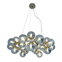 Ver imagem 2 de Pendente Halo Niquelado e Cromado (d)69.5cm (a)24cm 25xg9 125w - Pendente Halo Niquelado e Cromado (