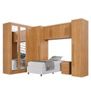 Ver imagem 1 de Guarda Roupa Modulado Dallas 6 Módulos 9 Portas de Bater 6 Gavetas