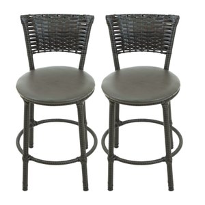 Kit 2 Banquetas Baixa Cozinha Toda Encapada