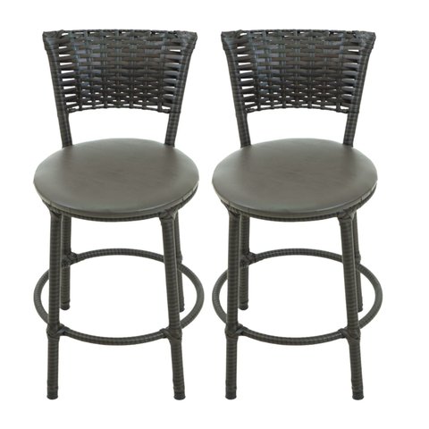 Kit 2 Banquetas Baixa Cozinha Toda Encapada