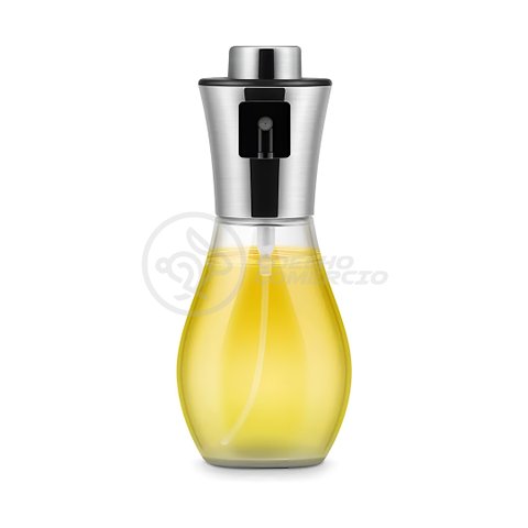 Spray de Cozinha Borrifador de Óleo Azeite e Vinagre Frasco de 200ml Aço Inoxidável Cor:prata;tamanh