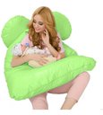 Ver imagem 3 de Travesseiro Gigante Happy Line 150 x 70 cm - Verde claro