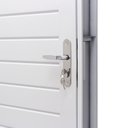 Ver imagem 5 de Porta de Aço Lambri 215x83cm Batente 12cm Qualitysol Ramassol Abertura Esquerda Branco