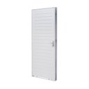 Ver imagem 3 de Porta de Aço Lambri 215x83cm Batente 12cm Qualitysol Ramassol Abertura Esquerda Branco