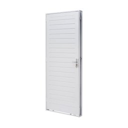 Porta de Aço Lambri 215x83cm Batente 12cm Qualitysol Ramassol - 3