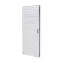 Ver imagem 1 de Porta de Aço Lambri 215x83cm Batente 12cm Qualitysol Ramassol Abertura Esquerda Branco