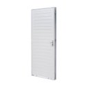 Ver imagem 2 de Porta de Aço Lambri 215x83cm Batente 12cm Qualitysol Ramassol Abertura Esquerda Branco