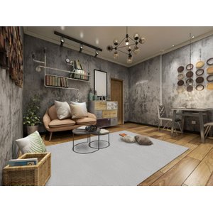 Tapete Voli Pontos Cinza 2,50x3,00