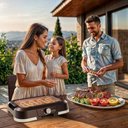 Ver imagem 7 de Churrasqueira Elétrica Britânia 1500w Menos Fumaça Bcq10a 220v