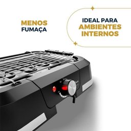 Churrasqueira Elétrica Britânia 1500w Menos Fumaça Bcq10a 220v - 4