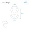Assento Sanitario Poliester Soft Close Angra Bone P- Louça Ideal Standard - 2