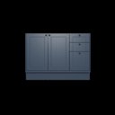 Ver imagem 7 de Balcão para Cozinha 2 Portas 3 Gavetas em MDF com Divisor de Talheres sem Tampo Sevilha Azul/Órion