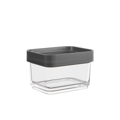 Pote Clear Mini 200ml Cinza Chumbo Coza Brinox/coza