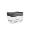 Ver imagem 1 de Pote Clear Mini 200ml Cinza Chumbo Coza Brinox/coza