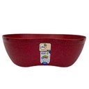 Ver imagem 2 de Saladeira YBI Plastico Duro Travessa Tigela Resistente:Vermelho