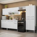 Ver imagem 1 de Armário de Cozinha Completa 293cm Emilly Madesa 01 Branco