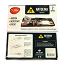 Ver imagem 4 de Kit 6 Ratoeiras Armadilhas Rato Metal Media Preta Prática