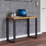 Mesa Escritório Estilo Industrial F11 Freijó/Preto Fosco - Pradel - 1