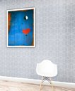 Ver imagem 1 de Quadro Decorativo Miró Bailarina - 70x50cm:moldura Branca