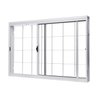 Janela de Aço de Correr Lateral 100x120cm 2 Folhas com Grade Quadruculada Vidro Liso - 2