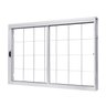 Janela de Aço de Correr Lateral 100x120cm 2 Folhas com Grade Quadruculada Vidro Liso - 3