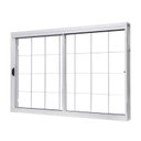 Ver imagem 1 de Janela de Aço de Correr Lateral 100x120cm 2 Folhas com Grade Quadruculada Vidro Liso