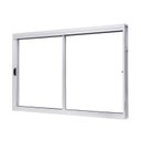 Ver imagem 1 de Janela de Aço de Correr LATERAL100X150CM 2 Folhas Vidro Liso Unic Sol Ramassol Branco