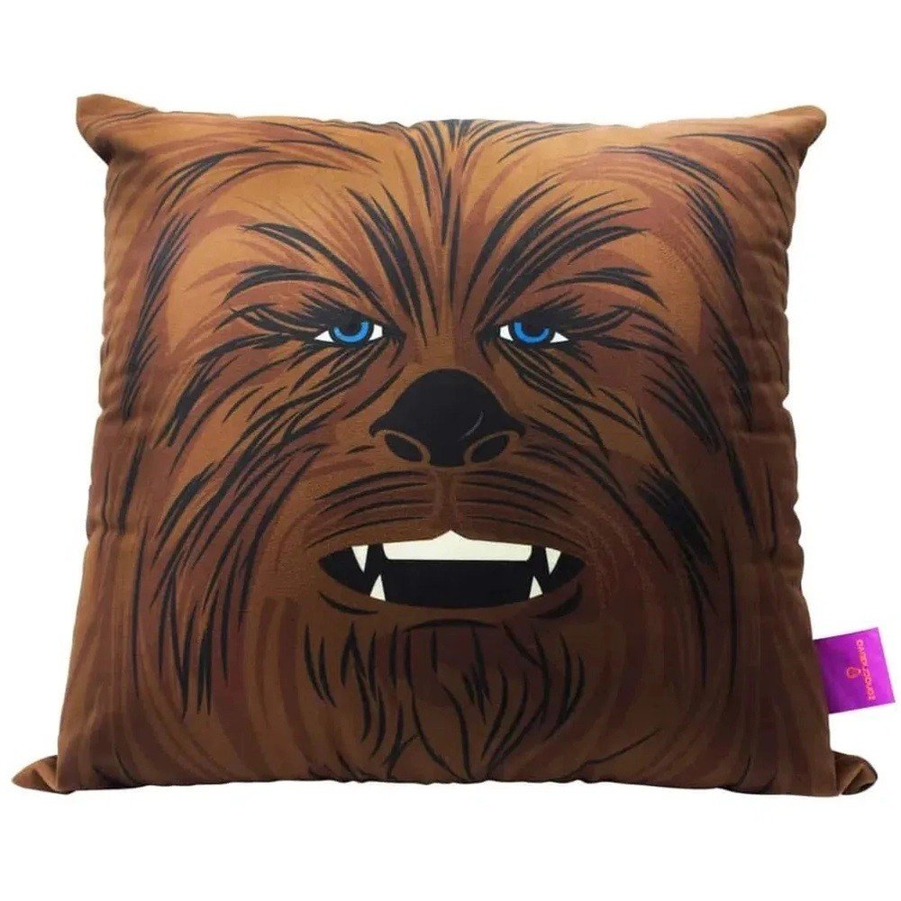 Almofada Fibra Veludo 40x40cm Chewbacca Star Wars - Zona Criativa - 2