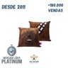 Almofada Fibra Veludo 40x40cm Chewbacca Star Wars - Zona Criativa - 8