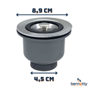 Ver imagem 3 de Valvula 3.1/2 Pia de Cozinha Cesto Higiênico Ralo Pia Basket