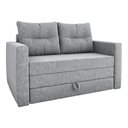 Ver imagem 2 de Sofá Cama 2 Lugares Casal 1,50 Mts Bouclê Luma Matrix Cor:boucle Cinza