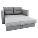 Ver imagem 3 de Sofá Cama 2 Lugares Casal 1,50 Mts Bouclê Luma Matrix Cor:boucle Cinza