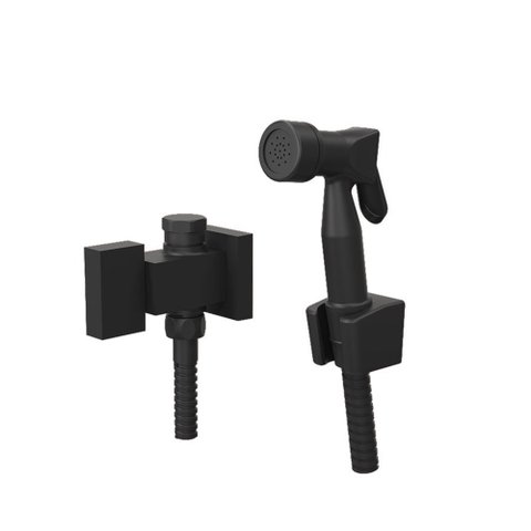 Ducha Higiênica com Derivação Fani Horus Preto Fosco 1745 Bk450