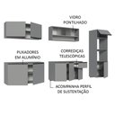 Ver imagem 5 de Armário de Cozinha Completa 300cm Suspenso Nice Madesa 04