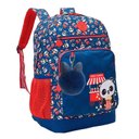 Ver imagem 2 de Mochila Escolar Infantil Panda Pipoca 13781 Azul - Xeryus