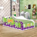 Ver imagem 1 de Cama Carro Fun Adesivada Slime Menino Solteiro