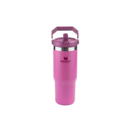 Garrafa Térmica Stanley Flip Straw 887ml Rosa Azalea - 1 Garrafa Térmica Stanley Flip Straw 887ml Rosa Azalea - 1