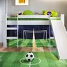 Cama Infantil Copa do Mundo Elevada com Escorregador e Cortina Completa Móveis - 7