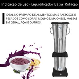 Liquidificador Industrial 10l Baixa Rotação 3500rpm Bivolt Jl Colombo - 4