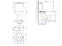 Ver imagem 2 de Bacia para Caixa Acoplada Izy Branca Deca - P11117