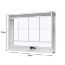 Ver imagem 3 de Janela de Aço Maxim-Ar 50x50cm com Grade Quadriculada e Vidro Liso Unicsol Ramassol