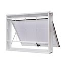 Ver imagem 2 de Janela de Aço Maxim-Ar 60x60cm com Grade Quadriculada e Vidro Boreal Unicsol Ramassol