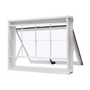 Ver imagem 2 de Janela de Aço Maxim-Ar 60x60cm com Grade Quadriculada e Vidro Liso Unicsol Ramassol