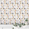 Papel de Parede Gatinhos Fofinhos Coloridos Gh Papel de Parede 2,5m - 2